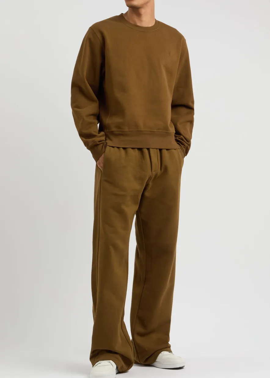 Logo-embroidered cotton sweatpants