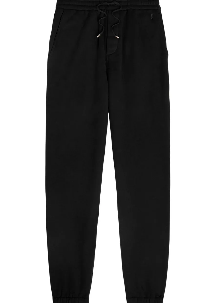 Logo-embroidered cotton sweatpants