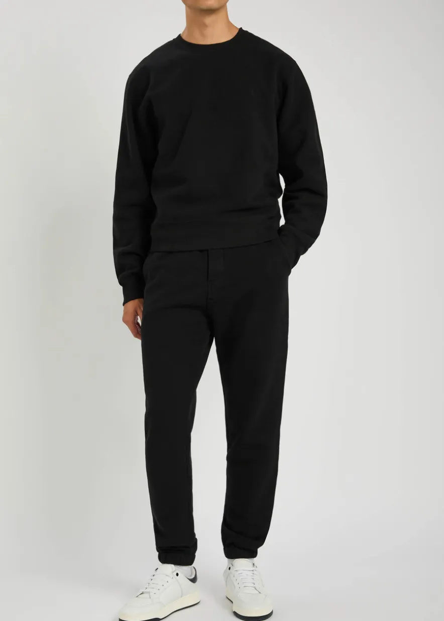 Logo-embroidered cotton sweatpants