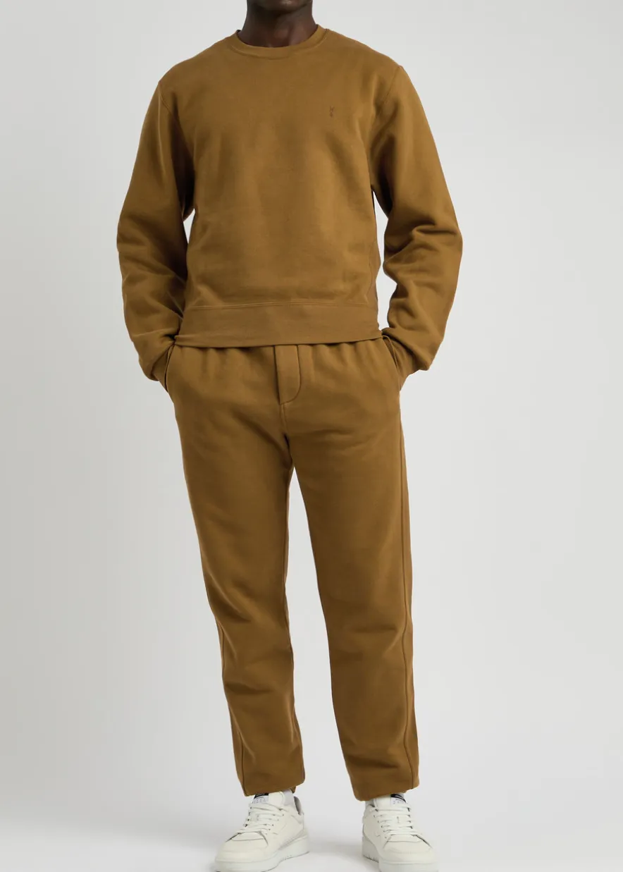 Logo-embroidered cotton sweatshirt