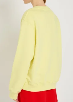 Logo-embroidered cotton sweatshirt