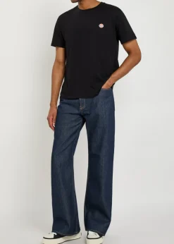 Logo-embroidered cotton T-shirt