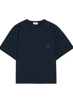 Logo-embroidered cotton T-shirt