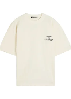 Logo-embroidered cotton T-shirt