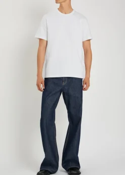 Logo-embroidered cotton T-shirt