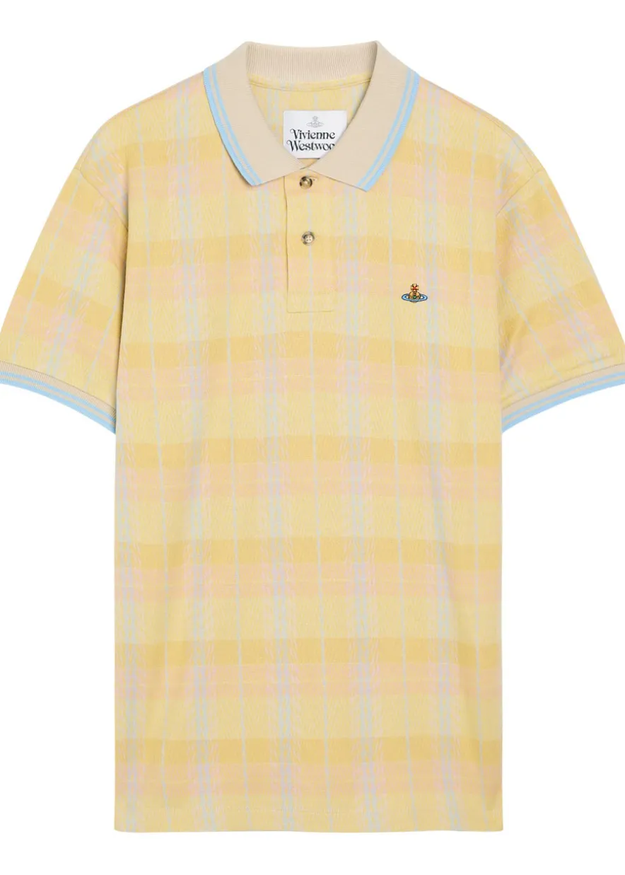 Logo-embroidered herringbone cotton polo shirt