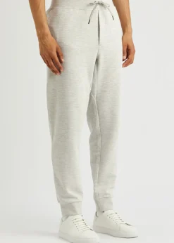Logo-embroidered jersey sweatpants