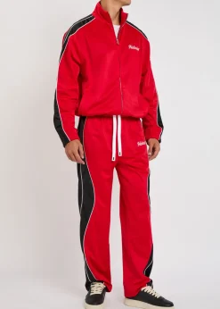 Logo-embroidered jersey track jacket