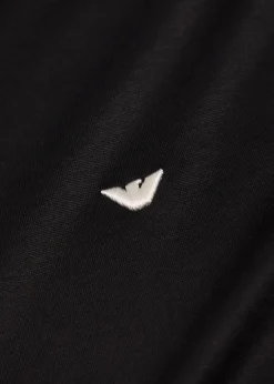 Logo-embroidered jersey T-shirt