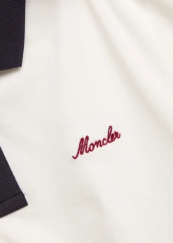 Logo-embroidered piqué cotton polo shirt