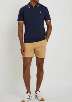 Logo-embroidered stretch-cotton polo shirt