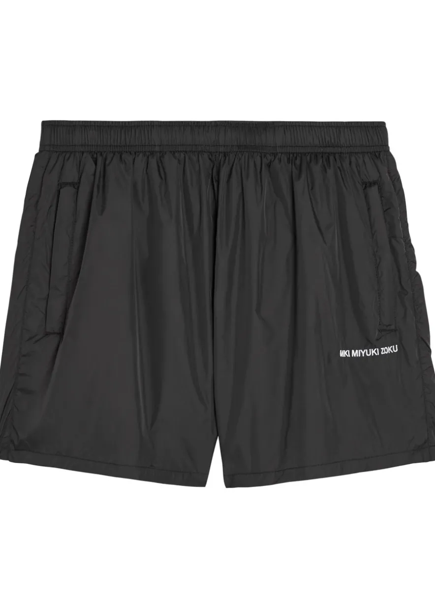 Logo-embroidered swim shorts