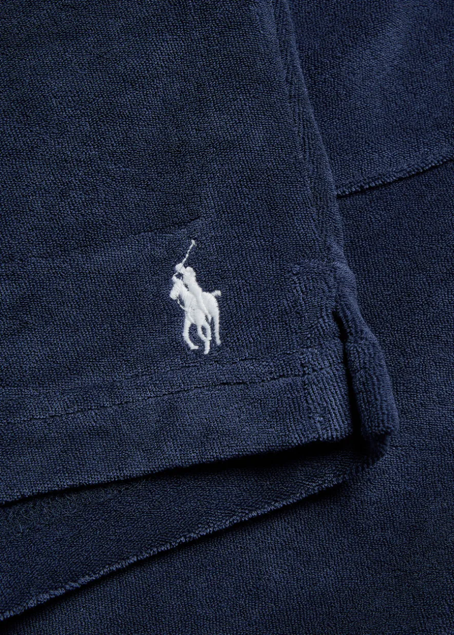 Logo-embroidered terry shorts