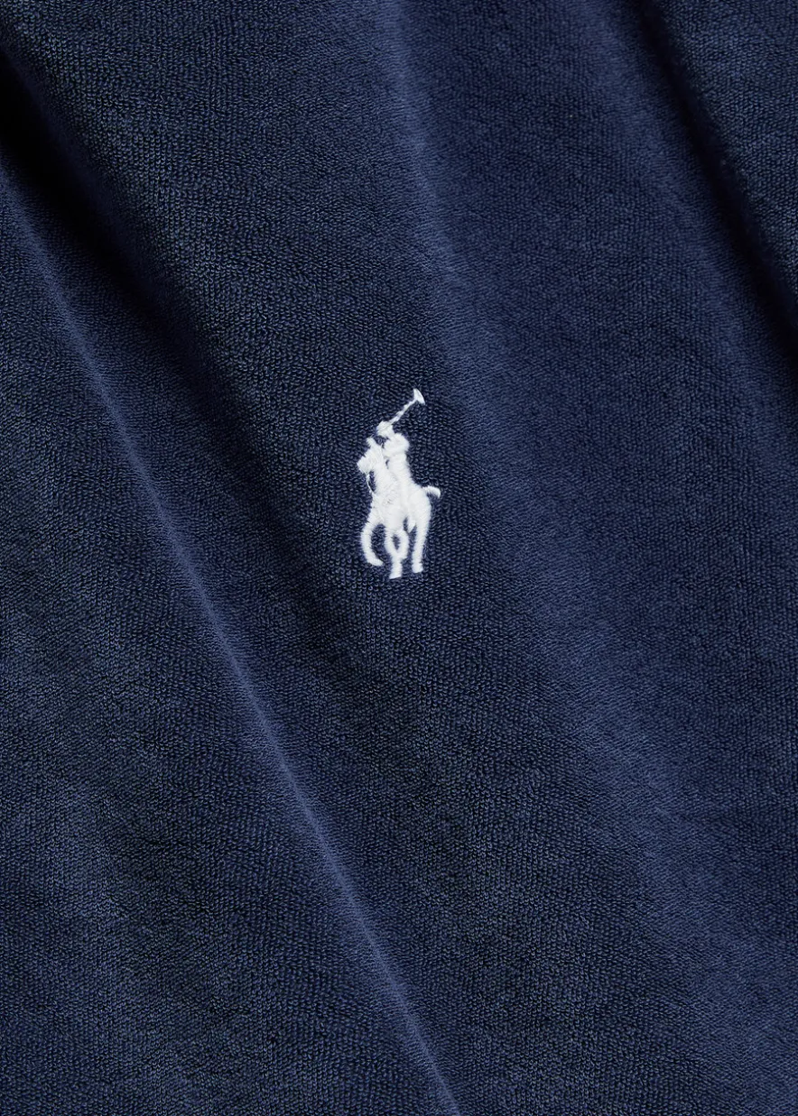 Logo-embroidered terry T-shirt