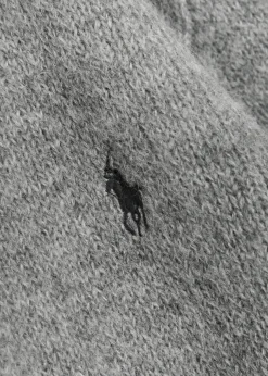 Logo-embroidered wool-blend jumper