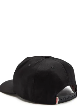 Logo-embroidered woven cap