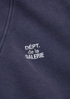 Logo half-zip cotton sweatshirt