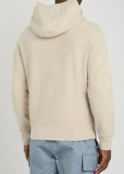 Logo hooded cotton sweatshirt