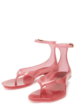 25 logo jelly sandals