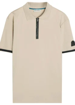 Logo jersey polo shirt