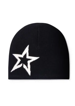 Logo merino wool beanie