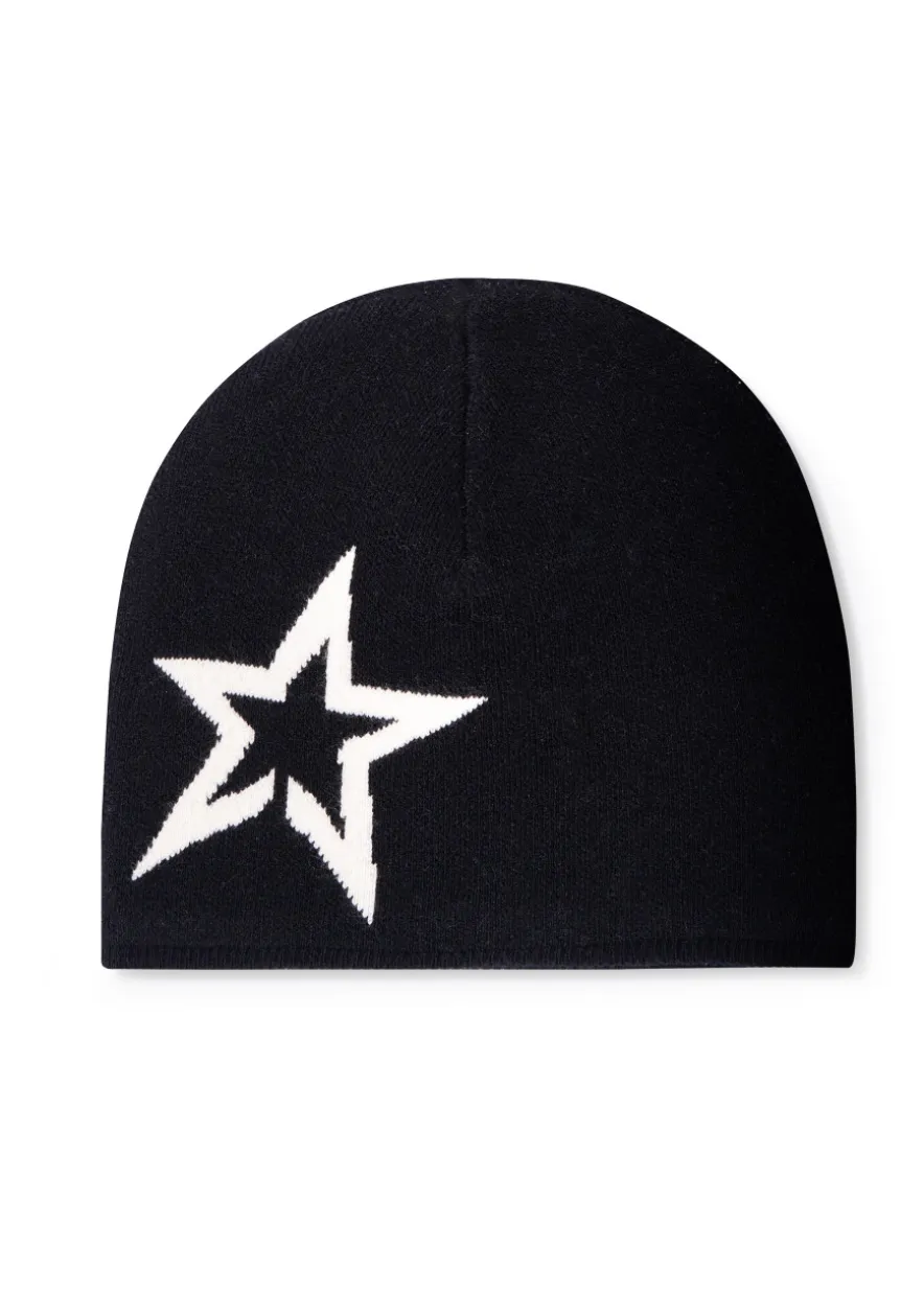 Logo merino wool beanie