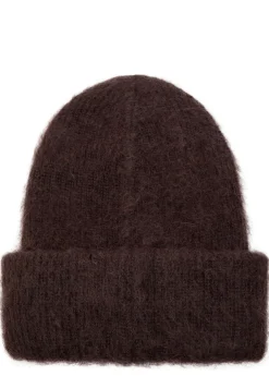 Logo mohair-blend beanie