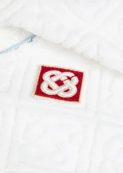 Logo-monogrammed terry shirt