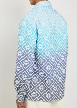 Logo-monogrammed woven overshirt