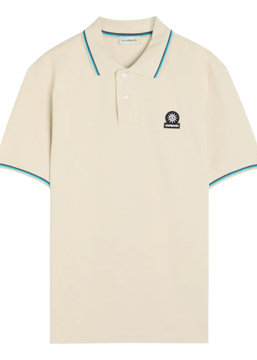 Logo piqué cotton polo shirt