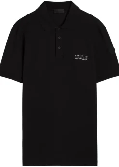 Logo-print cotton polo shirt