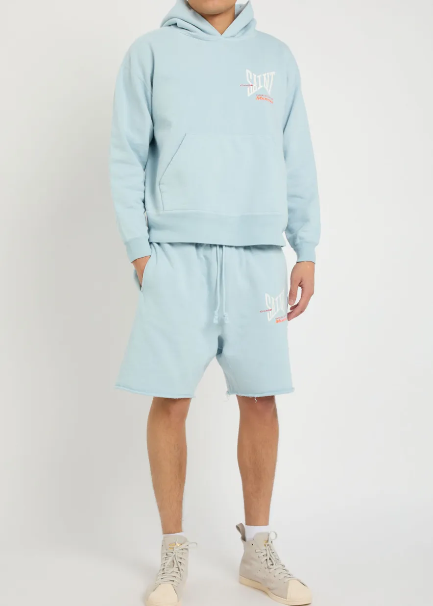 Logo-print cotton shorts