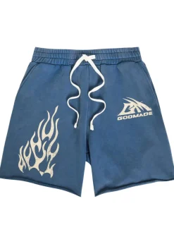 Logo-print cotton sweatshorts
