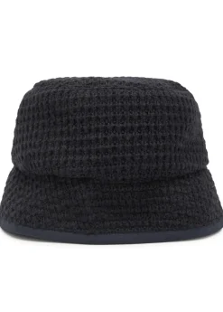 Logo reversible wool-blend bucket hat