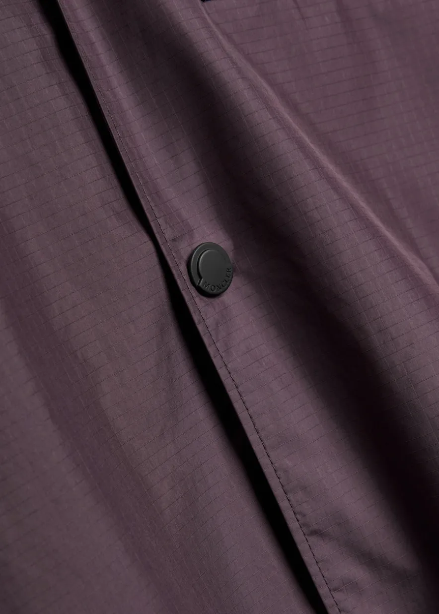 Logo ripstop shell shirt