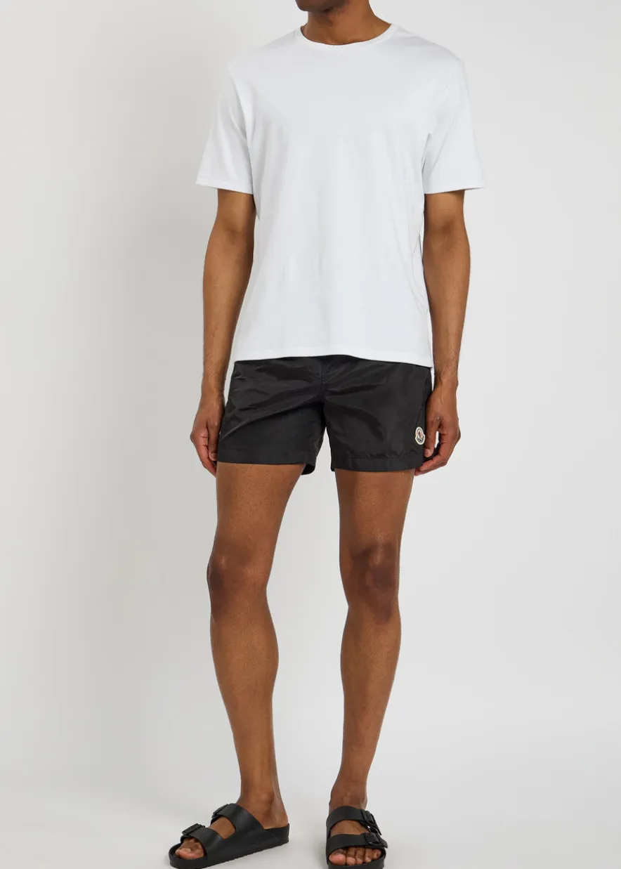 Logo shell swim shorts