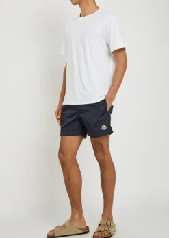 Logo shell swim shorts
