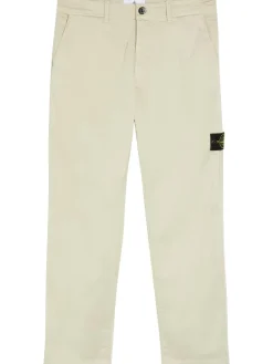 Logo stretch-cotton trousers