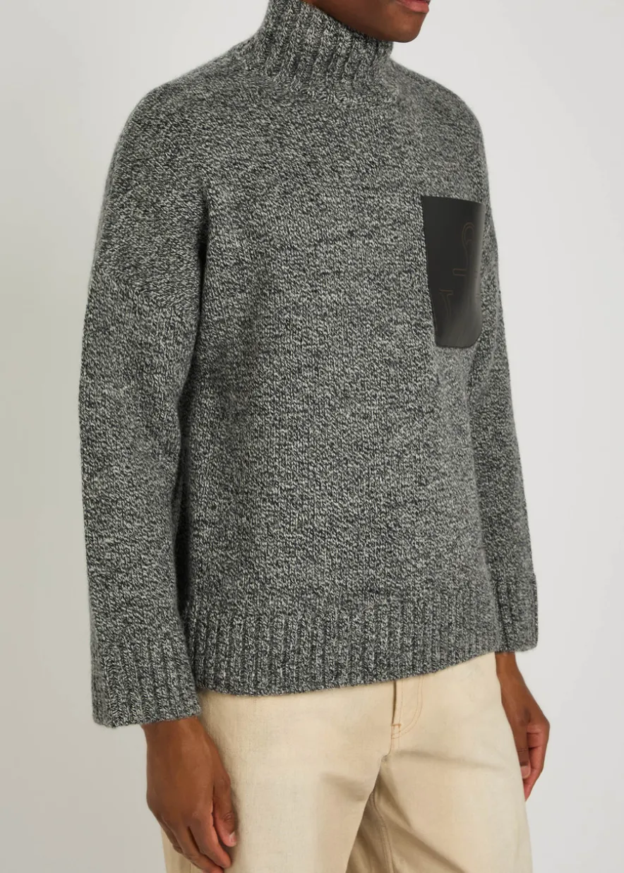 Logo wool-blend jumper