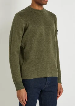 Logo wool-blend jumper
