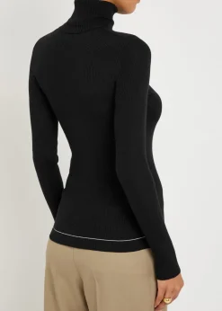 Logo wool top