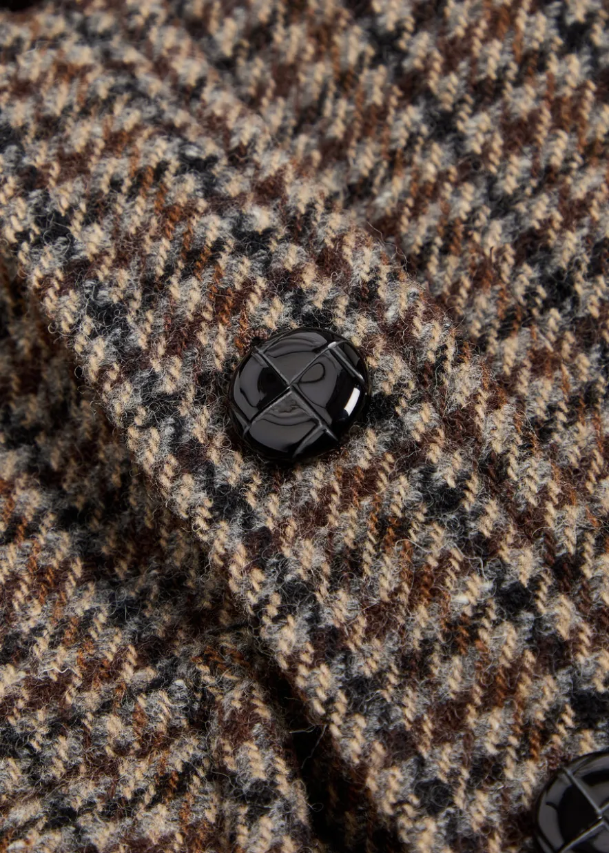 Lokai houndstooth wool-blend jacket