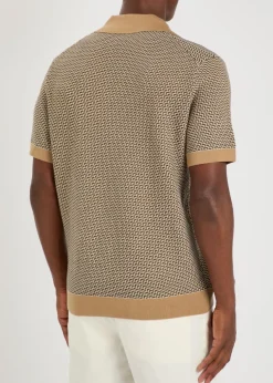 Lomare jacquard cotton shirt