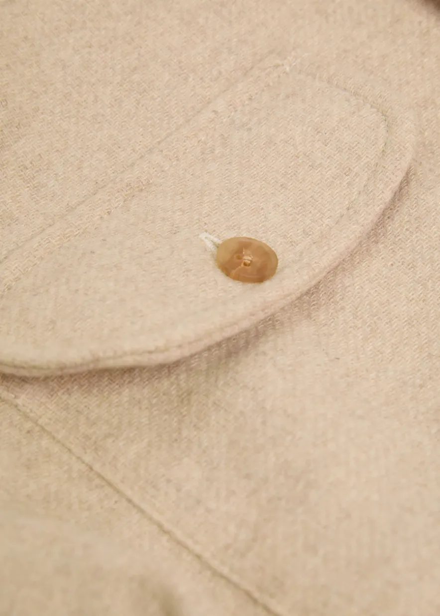 Lomond wool-blend overshirt
