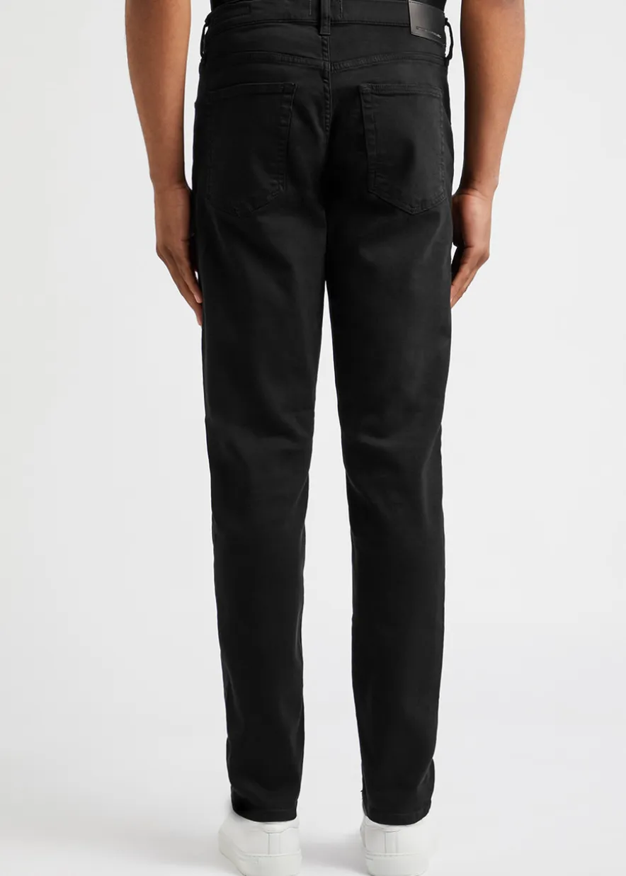 London black slim-leg jeans