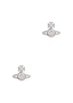 London crystal-embellished orb stud earrings