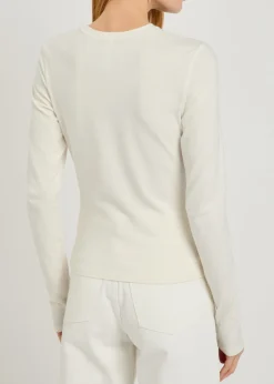 Long sleeve cotton-jersey T-shirt