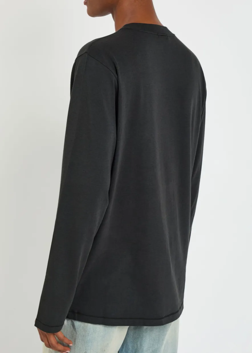 Long sleeve modal-blend T-shirt