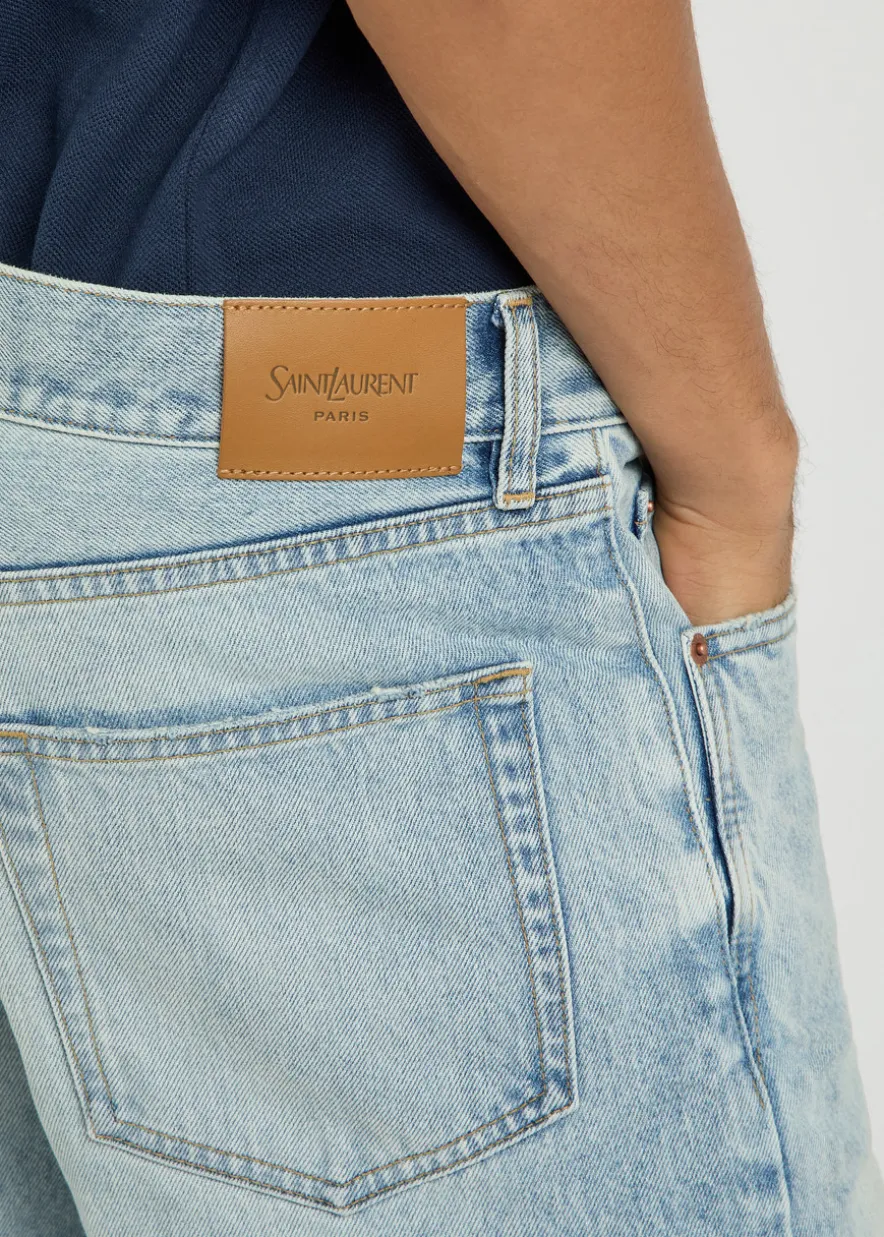 Loose straight-leg jeans