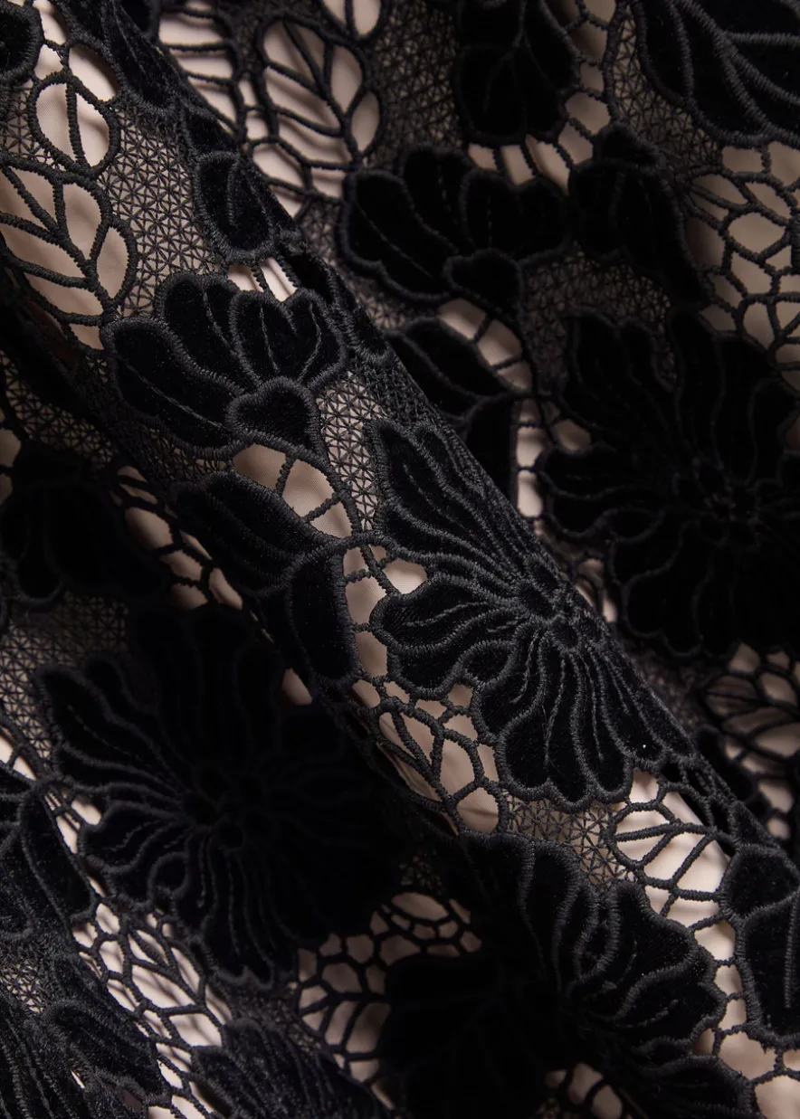 Lorena cutwork lace maxi skirt